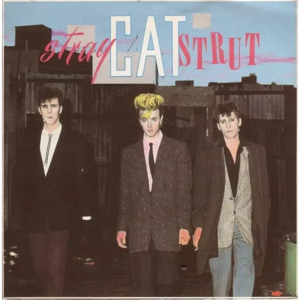 Stray Cats - Stray Cat Strut 7 Inch Vinyl Single (7 Inch Record) - NM/VG+ - Classical33.co.uk