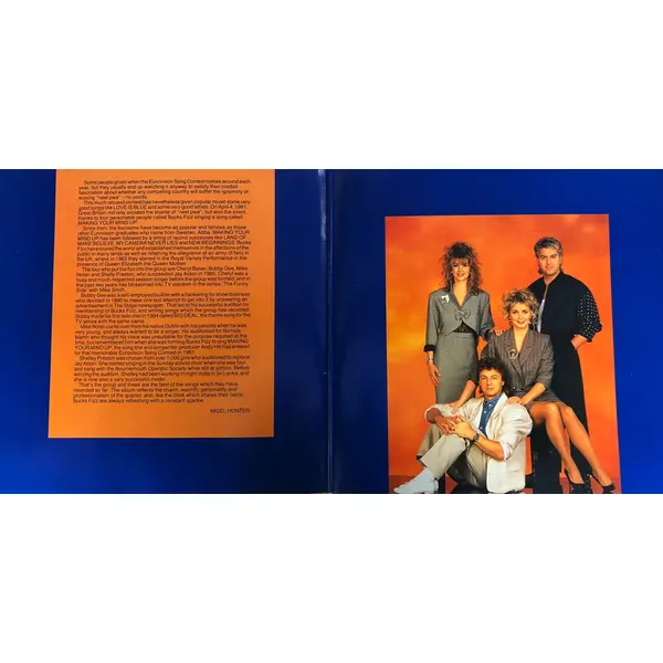 The Best Of Bucks Fizz: The Story So Far Vintage Vinyl Record Cover For Sale
