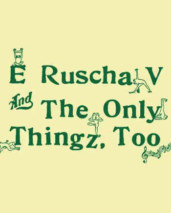Eddie Ruscha And Only Thingz - E Ruscha V And The Only Thingz, Too - All City Records