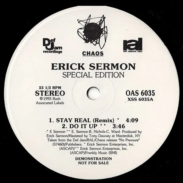 Erick Sermon - Special Edition - All City Records