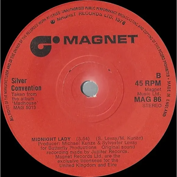 Silver Convention - Telegram 7 Inch Vinyl Single (7 Inch Record) - NM/Generic - Classical33.co.uk