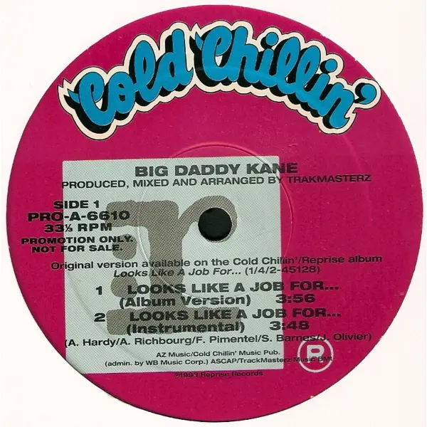 Big Daddy Kane - Looks Like A Job For... / Rest In Peace - All City Records