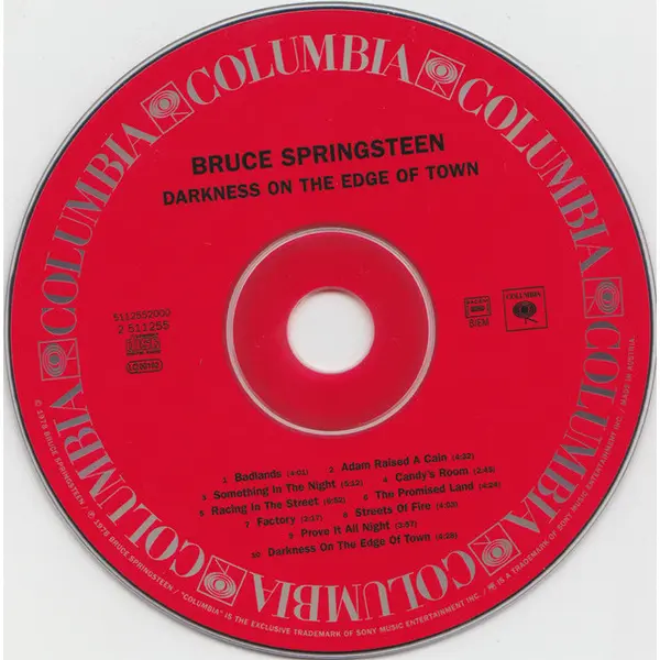 Bruce Springsteen - Darkness On The Edge Of Town (CD, Album) - NM/NM - Classical33.co.uk
