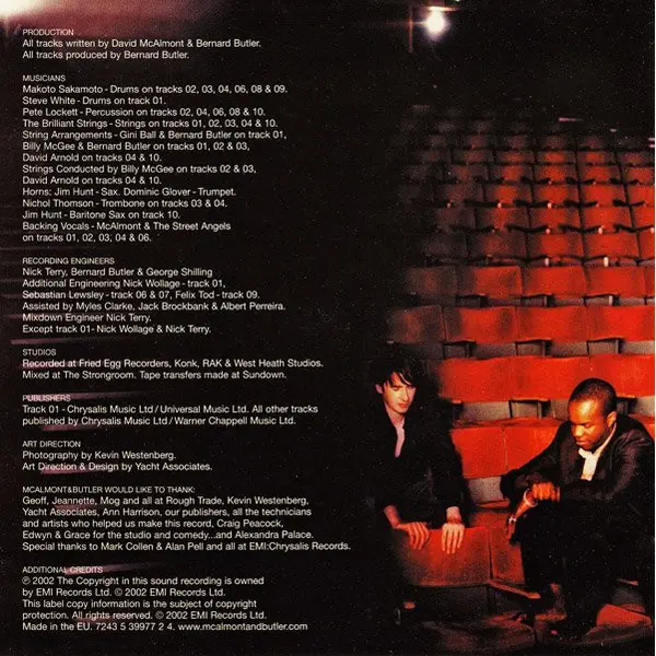 McAlmont and Butler - Bring It Back (CD, Album) - VG+/NM - Classical33.co.uk