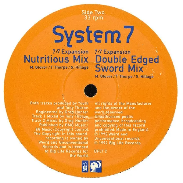 System 7 - 7:7 Expansion 12 Inch Vinyl Single (12 Inch Record) - NM/VG+ - Classical33.co.uk