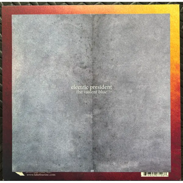 Electric President - The Violent Blue Vinyl LP (LP Record, Album) - NM/VG+ - Classical33.co.uk