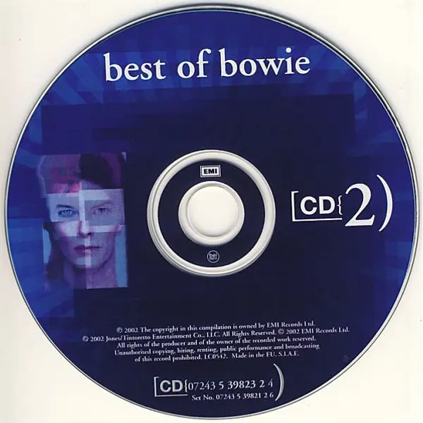 Bowie* - Best Of Bowie (2xCD, Compilation, EMI) - VG+/VG+ - Classical33.co.uk