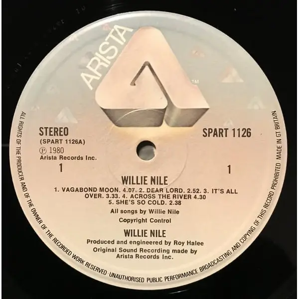 Willie Nile - Willie Nile Vinyl LP LP Record, Album) - NM/VG+ - Classical33.co.uk