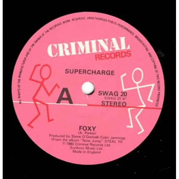 Supercharge - Peaches N' Cream 7 Inch Vinyl Single (7 Inch Record) - NM/VG+ - Classical33.co.uk