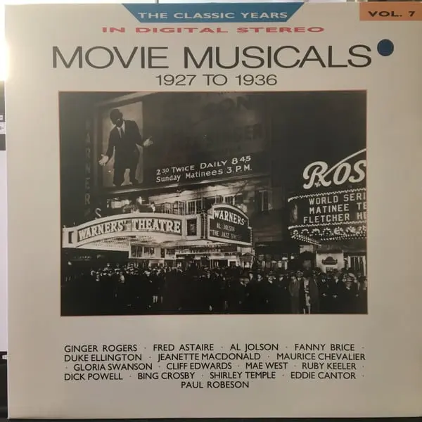 Movie Musicals 1927 To 1936 Vinyl LP (LP Record) - NM/VG+ - Classical33.co.uk