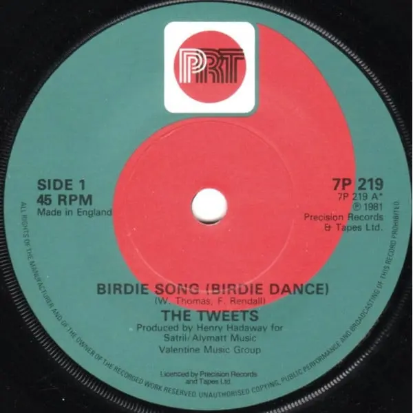 The Tweets - Birdie Song (Birdie Dance) 7 Inch Vinyl Single (7 inch Record) - VG+/Generic - Classical33.co.uk