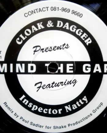 Cloak and Dagger Featuring Inspector Natty - Mind The Gap 12 Inch Vinyl Single (12 Inch Record) - VG+/VG+ - Classical33.co.uk