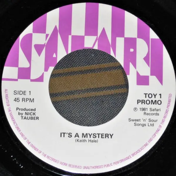 Toyah It's A Mystery 7 Inch Vinyl Single (7 Inch Record, Promo) (Jukebox Record) - VG+/Generic - Classical33.co.uk