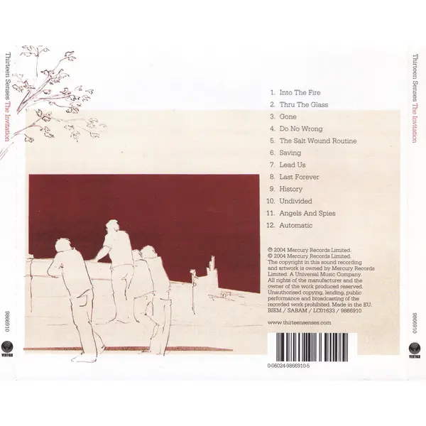 Thirteen Senses - The Invitation (CD, Album) - NM/NM - Classical33.co.uk