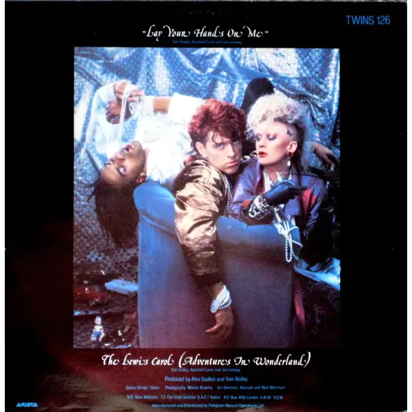 Thompson Twins - Lay Your Hands On Me 12 Inch Vinyl Single (12 Inch Record) - VG+/VG+ - Classical33.co.uk