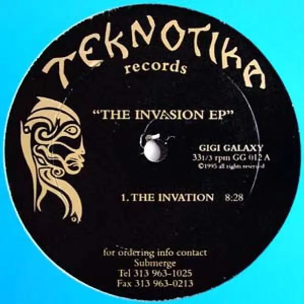 Gigi Galaxy - The Invasion EP - All City Records
