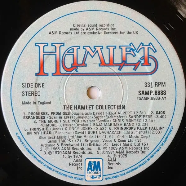 The Hamlet Collection Vinyl LP (LP Record, Compilation) - NM/VG+ - Classical33.co.uk