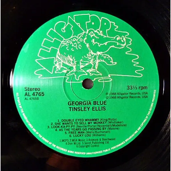 Tinsley Ellis - Georgia Blue Vinyl LP (LP Record, Album) - NM/NM - Classical33.co.uk