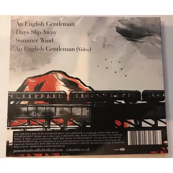 James Dean Bradfield - An English Gentleman (CD, Single, Digipak) - NM/NM - Classical33.co.uk