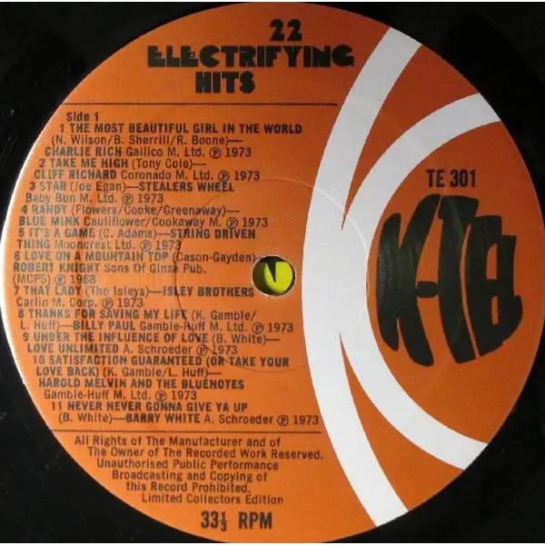 22 Electrifying Hits Vinyl LP (LP Record, Compilation) - VG/VG - Classical33.co.uk