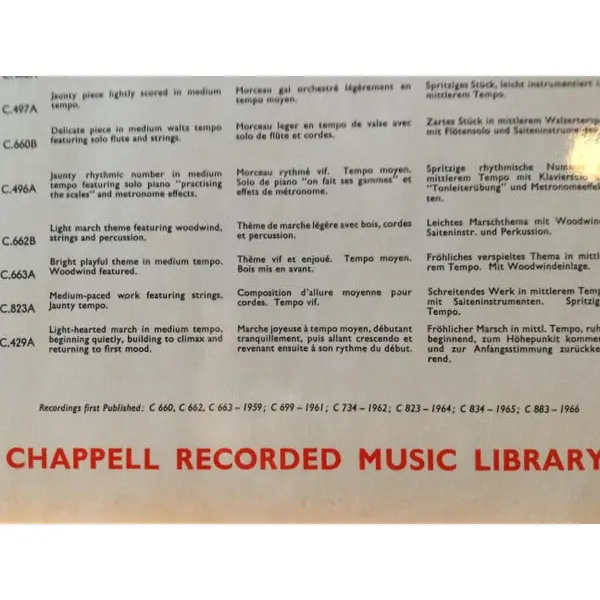 Children's Music Vol. 1 (Orchestral) Vinyl LP (LP Record) - NM/VG+ - Classical33.co.uk