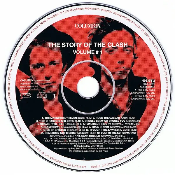 The Clash - The Story Of The Clash Volume 1 (2xCD, Compilation) - NM/NM - Classical33.co.uk