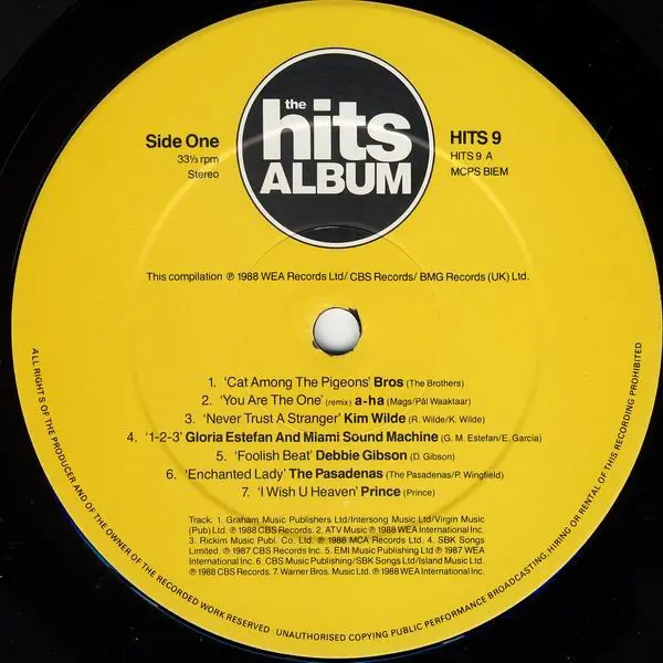 The Hits Album Vinyl LP (2xLP Record, Compilation) - VG+/VG+ - Classical33.co.uk