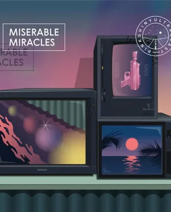PINKSHINYULTRABLAST - MISERABLE MIRACLES VINYL (SUPER LTD. ED. 180G PINK LP OR BLUE/YELLOW LP)
