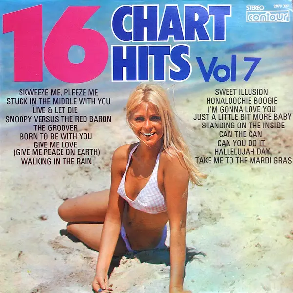 16 Chart Hits Vol 7 Vinyl LP (LP Record) - VG+/VG+ - Classical33.co.uk