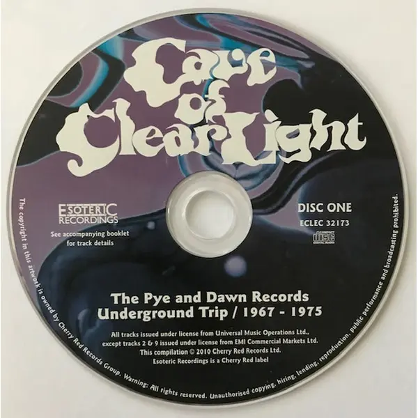 Cave Of Clear Light : The Pye And Dawn Records Underground Trifoldp 1967-1975 (3xCD, Compilation + Box) - NM/NM - Classical33.co.uk