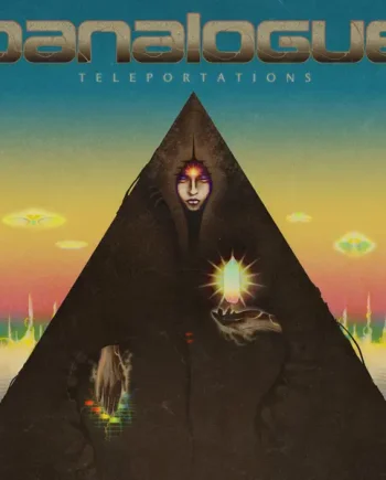 DANALOGUE - TELEPORTATIONS VINYL (SUPER LTD. 'DINKED' ED. BLUE & GREEN VORTEX EFFECT LP W/ *SIGNED* POSTCARD & POSTER)
