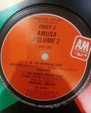 Amusa Volume 2 12 Inch Vinyl Single (12 Inch Record, Promo) - NM/VG+ - Classical33.co.uk