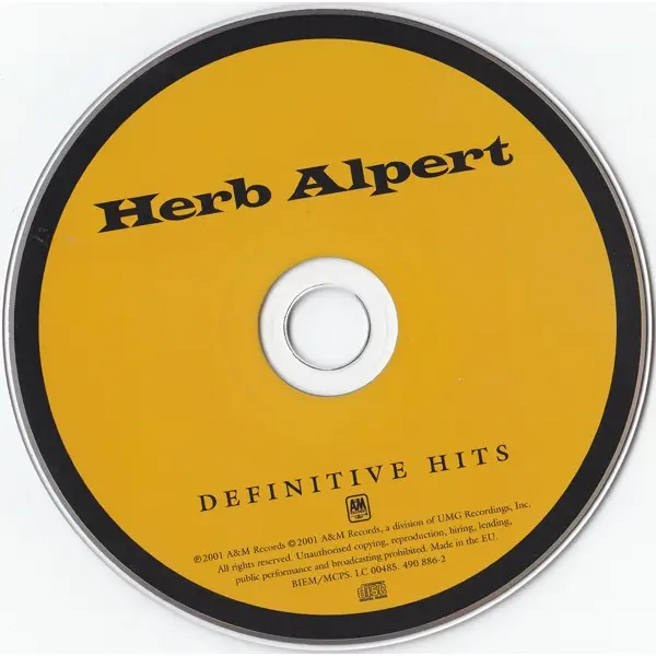 Herb Alpert - Definitive Hits (CD, Compilation) - VG+/NM - Classical33.co.uk