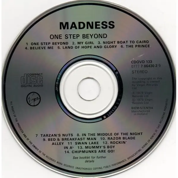 Madness - One Step Beyond… (CD, Album) - NM/NM - Classical33.co.uk