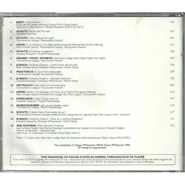 A Choral Christmas Concert (CD, Compilation, Enh) - NM/VG+ - Classical33.co.uk