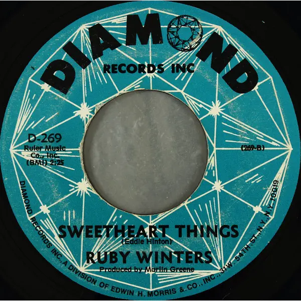 Ruby Winters - Guess Who / Sweetheart Things 7 Inch Vinyl Single (7 Inch Record) (Jukebox Record) - VG+/Generic - Classical33.co.uk