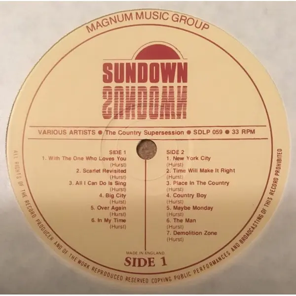 The Country Supersession Vinyl LP (LP Record, Compilation) - NM/VG+ - Classical33.co.uk