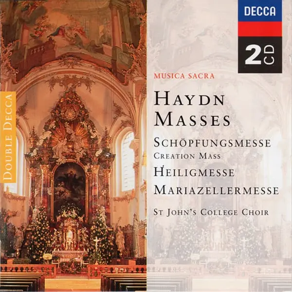 Joseph Haydn, George Guest , Simon Preston, St. John's College Choir - Haydn Massses: Schöpfungsmesse = Creation Mass, Heiligmesse, Mariazellermesse (2xCD, Compilation) - NM/VG+ - Classical33.co.uk
