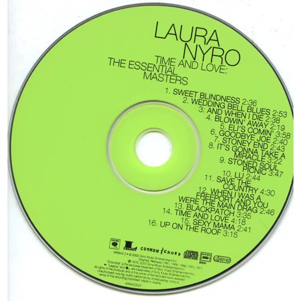 Laura Nyro - Time And Love: The Essential Masters (CD, Compilation) - NM/NM - Classical33.co.uk