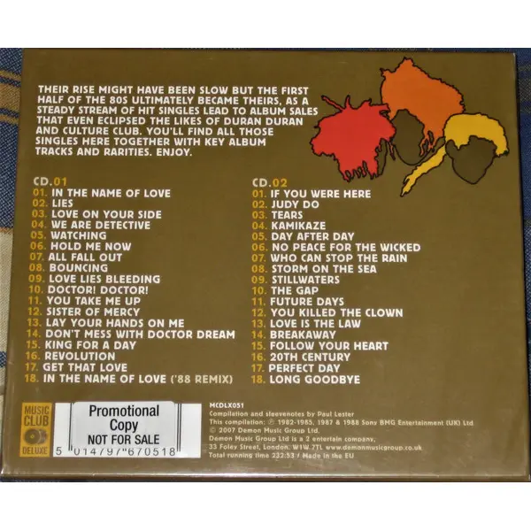 Thompson Twins - Love On Your Side (The Best Of The Thompson Twins) (2xCD, Compilation) - NM/VG+ - Classical33.co.uk