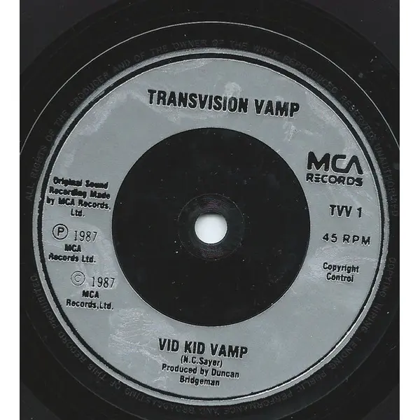 Transvision Vamp - Revolution Baby 7 Inch Vinyl Single (7 Inch Record) - NM/NM - Classical33.co.uk