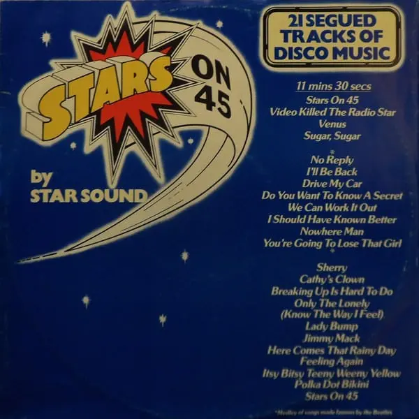 Star Sound - Stars On 45 12 Inch Vinyl Single (12 Inch Record) - VG+/VG - Classical33.co.uk