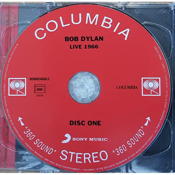 Bob Dylan - Live 1966 (The "Royal Albert Hall" Concert) (2xCD, RE) - NM/NM - Classical33.co.uk