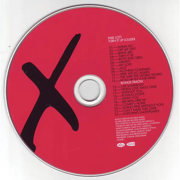 Pixie Lott - Turn It Up Louder (CD, Album) - NM/NM - Classical33.co.uk