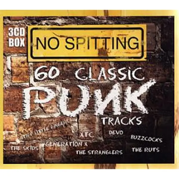 No Spitting: 60 Classic Punk Tracks (3xCD, Compilation) - NM/VG+ - Classical33.co.uk