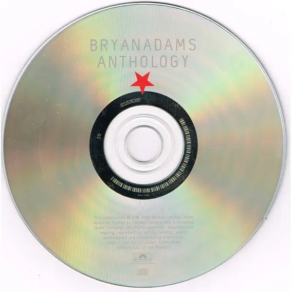 Bryan Adams - Anthology (2xCD, Compilation) - NM/NM - Classical33.co.uk