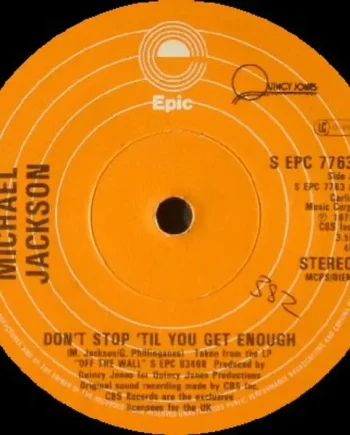 Michael Jackson - Don't Stop 'Til You Get Enough 7 Inch Vinyl Single (7 Inch Record) - VG+/Generic - Classical33.co.uk