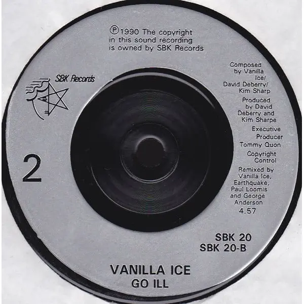 Vanilla Ice - Play That Funky Music 7 Inch Vinyl Single (7 Inch Record) - NM/NM - Classical33.co.uk