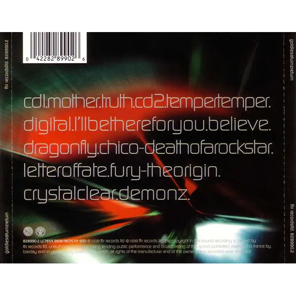 Goldie - Saturnz Return (2xCD, Album) - NM/NM - Classical33.co.uk