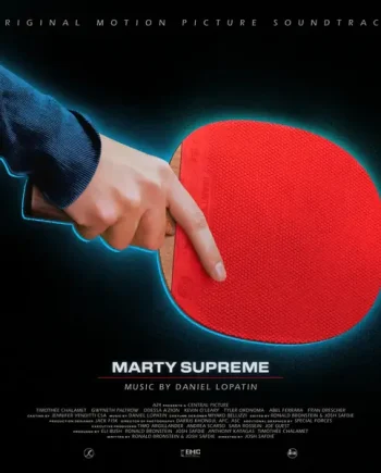DANIEL LOPATIN - MARTY SUPREME (ORIGINAL SOUNDTRACK) VINYL (LTD. ED. CLEAR/BLACK 2LP GATEFOLD W/ OBI-STRIP)
